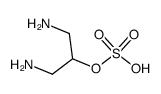 sulfuric acid mono-(β,β'-diamino-isopropyl ester) Structure