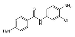 4-氨基-N-(4-氨基-3-氯苯基)苯甲酰胺结构式