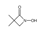 N-hydroxy-3,3-dimethyl-2-azetidinone结构式