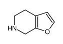 4H,5H,6H,7H-furo[2,3-c]pyridine结构式