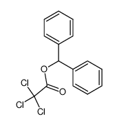 α-pehnylbenzenemethyl trichloroacetate Structure