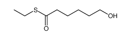 S-ethyl 6-hydroxyhexanethioate结构式