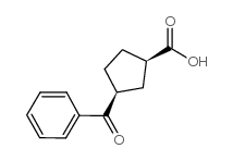 cis-3-benzoylcyclopentane-1-carboxylic acid图片