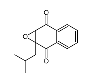 1a-(2-methylpropyl)-7aH-naphtho[2,3-b]oxirene-2,7-dione Structure