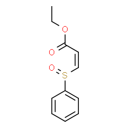 3-(Phenylsulfinyl)acrylic acid ethyl ester structure