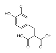2-[(3-chloro-4-hydroxyphenyl)methylidene]propanedioic acid Structure