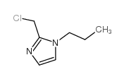 2-CHLOROMETHYL-1-PROPYL-1H-IMIDAZOLE structure