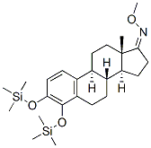 3,4-Bis[(trimethylsilyl)oxy]estra-1,3,5(10)-trien-17-one O-methyl oxime结构式