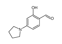 2-hydroxy-4-pyrrolidin-1-ylbenzaldehyde Structure