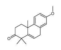 7-methoxy-1,1,4a-trimethyl-3,4,4a,9-tetrahydro-1H-phenanthren-2-one结构式