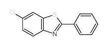 Benzothiazole,6-chloro-2-phenyl- structure
