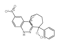 N-[(2-methoxy-2-phenyl-cycloheptylidene)amino]-2,4-dinitro-aniline结构式