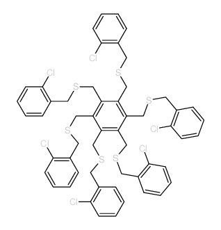 1,2,3,4,5,6-hexakis[(2-chlorophenyl)methylsulfanylmethyl]benzene picture