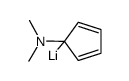 N,N-dimethylamino-cyclopentadienyllithium结构式