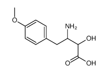 3-amino-2-hydroxy-4-(4-methoxyphenyl)butanoic acid结构式