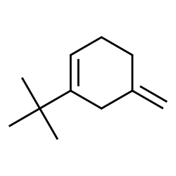 Cyclohexene, 1-(1,1-dimethylethyl)-5-methylene- (9CI) structure