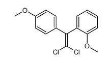 1-[2,2-dichloro-1-(2-methoxyphenyl)ethenyl]-4-methoxybenzene结构式