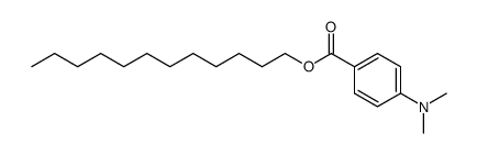 dodecyl 4-(N,N-dimethylamino)benzoate Structure