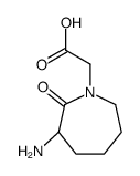 2-[(3S)-3-amino-2-oxoazepan-1-yl]acetic acid Structure