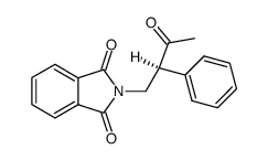 (+)-2-phenyl-1-phthalimidobutan-3-one结构式