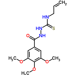 N-Allyl-2-(3,4,5-trimethoxybenzoyl)hydrazinecarbothioamide Structure