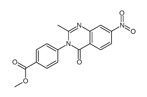 methyl 4-(2-methyl-7-nitro-4-oxo-quinazolin-3-yl)benzoate picture