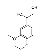 1-(4-ethoxy-3-methoxyphenyl)ethane-1,2-diol Structure