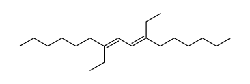 7,10-diethyl-7,9-hexadecadiene结构式