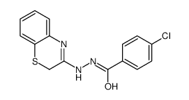 N'-(2H-1,4-benzothiazin-3-yl)-4-chlorobenzohydrazide Structure