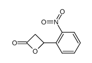 β-(2-Nitrophenyl)-β-propiolacton Structure