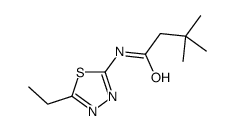 Butanamide, N-(5-ethyl-1,3,4-thiadiazol-2-yl)-3,3-dimethyl- (9CI)结构式