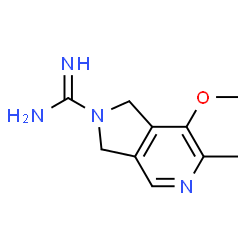 2H-Pyrrolo[3,4-c]pyridine-2-carboximidamide,1,3-dihydro-7-methoxy-6-methyl-(9CI)结构式