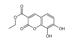 Ethyl 7,8-dihydroxy-2-oxo-2H-chroMene-3-carboxylate结构式