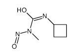 1-Cyclobutyl-3-methyl-3-nitrosourea structure