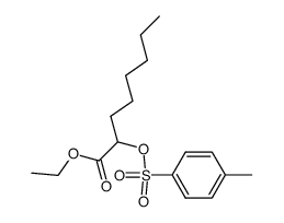 ethyl 2-(tosyloxy)octanoate Structure