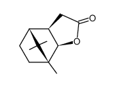 (3aR-(3aα,4β,7β,7aα))-3a,4,5,6,7,7a-Hexahydro-7,8,8-trimethyl-4,7-methanobenzofuran-2(3H)-on结构式