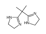 2-[2-(4,5-dihydro-1H-imidazol-2-yl)propan-2-yl]-4,5-dihydro-1H-imidazole Structure