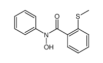 N-[2-(methylthio)benzoyl]-N-phenylhydroxylamine Structure