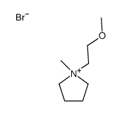 1-(2-methoxyethyl)-1-methylpyrrolidin-1-ium,bromide Structure