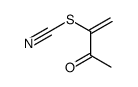 Thiocyanic acid, 1-methylene-2-oxopropyl ester (9CI) structure