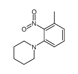 3-piperidino-2-nitrotoluene Structure