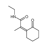 (Z)-N-ethyl-2-(2-oxocyclohexylidene)propanamide结构式