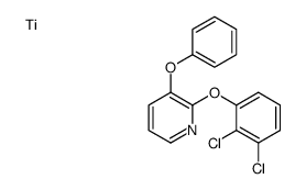 2-(2,3-dichlorophenoxy)-3-phenoxypyridine,titanium Structure
