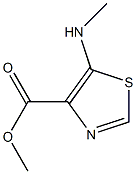 methyl 5-(methylamino)thiazole-4-carboxylate结构式