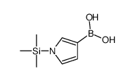 (1-trimethylsilylpyrrol-3-yl)boronic acid结构式