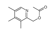 (3,4,5-trimethylpyridin-2-yl)methyl acetate结构式