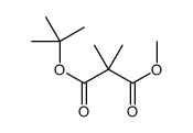 1-tert-Butyl 3-Methyl 2,2-dimethylMalonate Structure