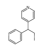 4-(1-phenyl-propyl)-pyridine Structure