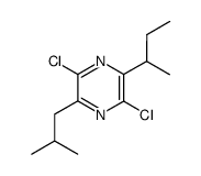2-(sec-butyl)-3,6-dichloro-5-isobutylpyrazine Structure