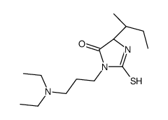 Hydantoin, 5-sec-butyl-3-(3-(diethylamino)propyl)-2-thio- structure